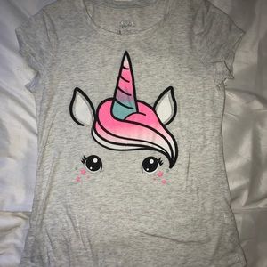 Unicorn Face JUSTICE shirt 🦄